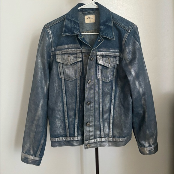 Gap Metallic Denim Jean Jacket - Picture 2 of 6